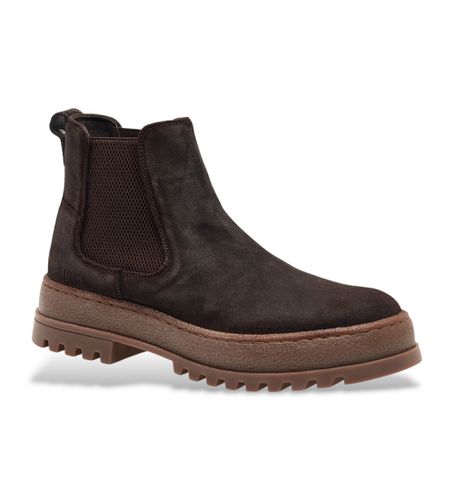 F4IUKA02 Bottines en cuir marron Luka 02 (40), Plat, Aucun, Casuel - Blauer - Modalova