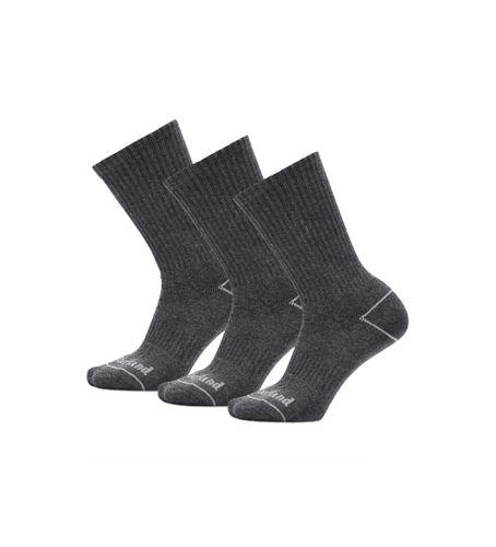 Unisex. TB0A2PTTU141 Lot de 3 paires de chaussettes Bowden grises unise à coupe moyenne (S), Homewear, Coton - Timberland - Modalova