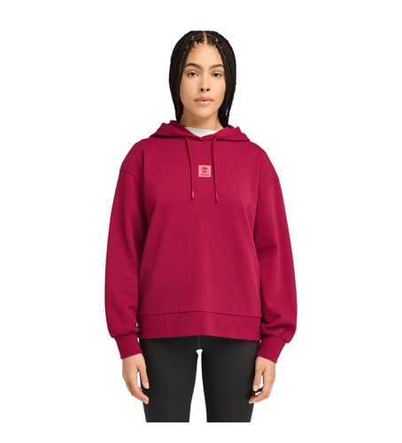 TB0A5SX26371 Sweat à capuche en tissu éponge marron avec logo multicouche (S), Casuel, Grenat, Coton - Timberland - Modalova