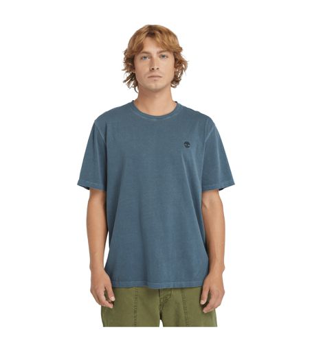 TB0A5YAY4331 T-shirt à manches longues Dunstan River teint dans la masse (S), Casuel, Manche courte, Le coton bi - Timberland - Modalova