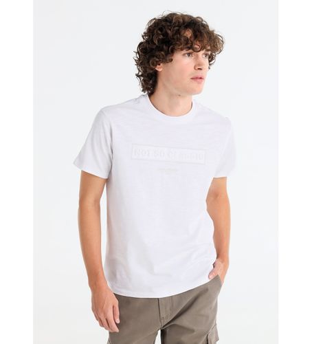 T-shirt gaufré (S), Casuel, Coton, Manche courte - Lois Jeans - Modalova