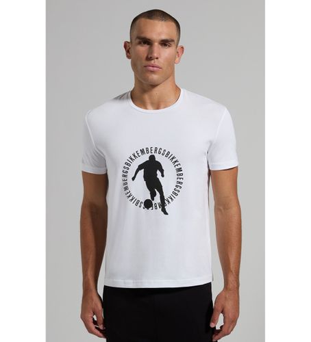 PBMT0412 T-shirt Slim Fit (S), Casuel, Coton, Manche courte - Bikkembergs - Modalova