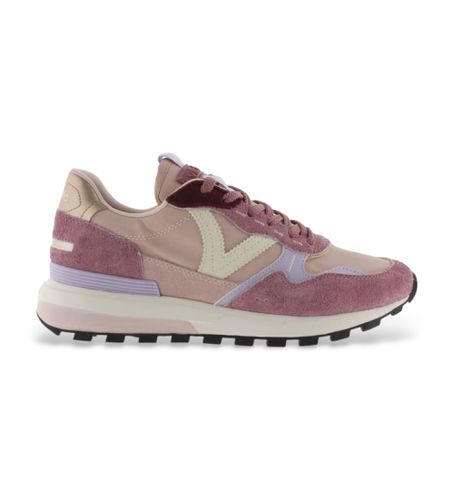 Luna Leather Sneakers (36), Cuir, 3 à 5 cm, Lacets, Casuel, Rose - Victoria - Modalova