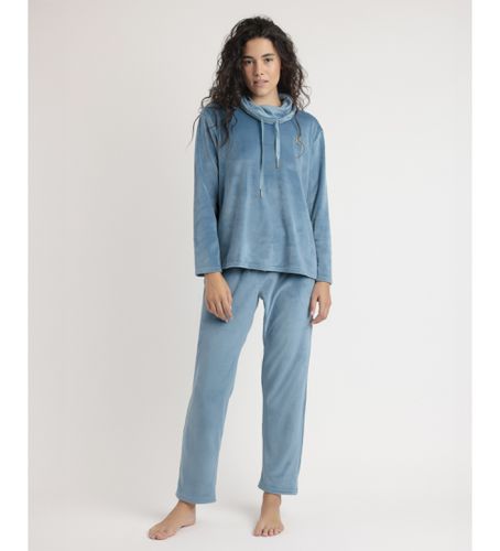 Pyjama à manches longues en velours (L), Homewear, Polyester, Manche longue - Admas - Modalova