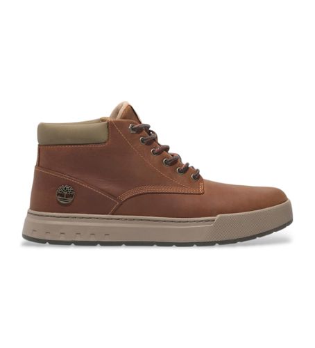 TB0A69FNEJD1 Maple Grove Mid chaussures en cuir marron (44), Plat, Lacets, Casuel, Durable - Timberland - Modalova