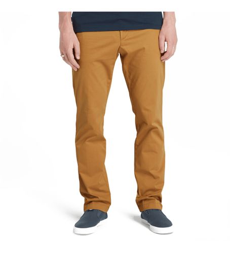 TB0A2BZAEH21 Pantalon chino droit en sergé Claremont marron (28/32), Casuel, Le coton biologique, Durable - Timberland - Modalova