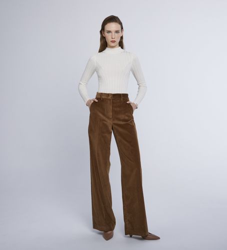 Pantalon Tania (40), Marron, Casuel, Coton - Weekend Max Mara - Modalova