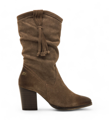 Bottes en cuir Jolie marron (36), 5 à 8 cm, Fermeture éclair, Casuel - MTNG - Modalova