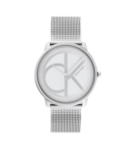 Unisex. 25200027 Montre Iconic Mesh en (OSFA), Blanc, Casuel, Bracelet, Acier inoxidable - Calvin Klein - Modalova