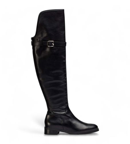 C-5487 Bottes hautes en cuir (38), 1 à 3 cm, Fermeture éclair, Casuel - Wonders - Modalova