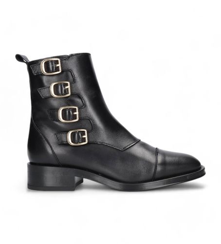 Bottines en cuir Couture (36), Plat, Fermeture éclair, Casuel - Alpe - Modalova