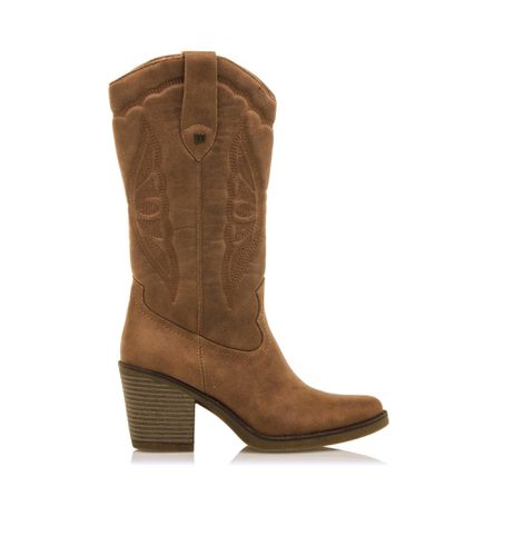 Bottes marron Tijuana (36), Tissu, 5 à 8 cm, Fermeture éclair, Casuel - MTNG - Modalova