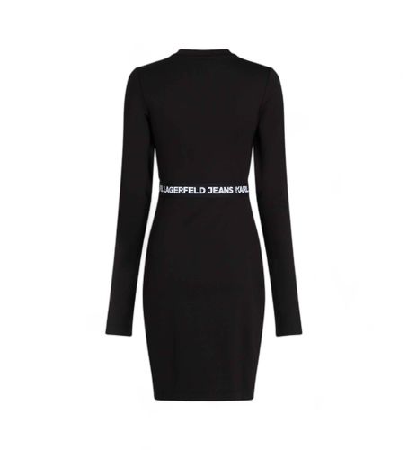 A1W13009 Robe moulante (XS), Casuel, Viscose, Manche longue - Karl Lagerfeld - Modalova