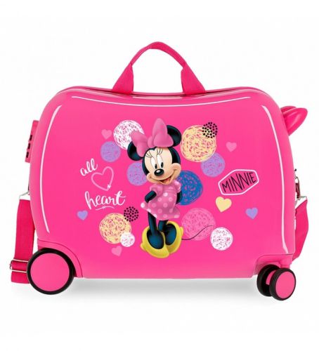 Garçon. 2059821 Minnie Coeur Multidirectionnel 2 Roues -38x50x20cm (OSFA), Casuel, Rose, ABS/Polycarbonate, Pilote, m - Joumma Bags - Modalova