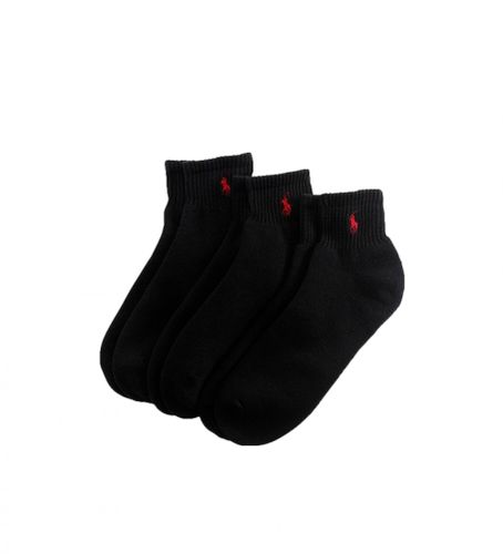 Lot de 3 chaussettes de quart (42-46), Casuel, Coton, Polyester, Élasthanne - Polo Ralph Lauren - Modalova