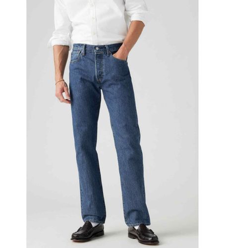 Til mænd. 00501-0114 Jeans 501 Original stonewash (32/32), Casual, Bomuld, Denim, Bæredygtig - Levi's - Modalova