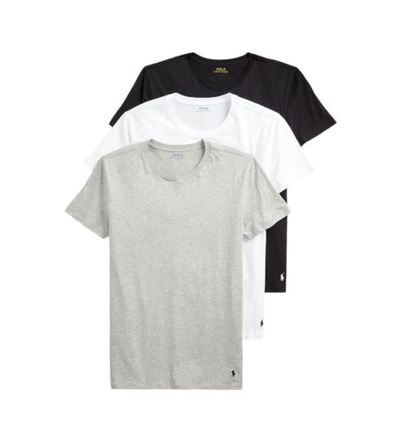 Til mænd. 714830304002 Pakke 3 T-shirts Crew , grå, (L), Casual, Afslappet, Bomuld, Korte ærmer - Polo Ralph Lauren - Modalova