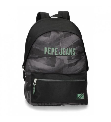Unisex. 64824D1 Â Davis computerrygsæk med to rum, der kan tilpasses, (OSFA), Casual, Polyester - Pepe Jeans - Modalova