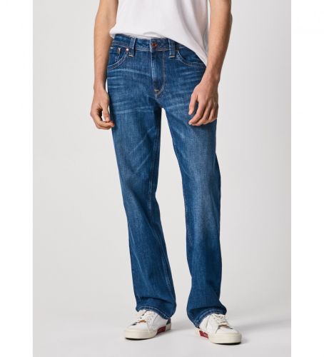 Til mænd. PM206468VX3 Jean Kingston Zip (30/32), Casual, Bomuld, Denim, Bæredygtig - Pepe Jeans - Modalova