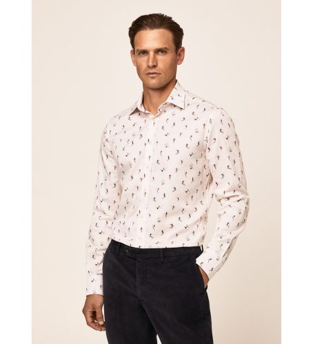 Til mænd. HM309217 Ski Jump Shirt (XL), Casual, Bomuld, Lange ærmer - Hackett London - Modalova