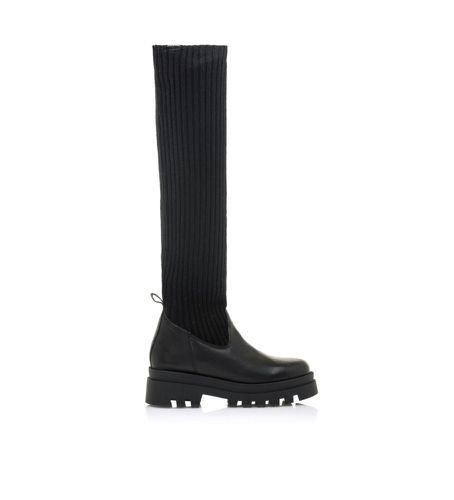 Til kvinder. 52730 Casual Kelly Boot Black - Hælhøjde 5.5cm (36), , , 5-8 cm, Lynlås - Mustang - Modalova