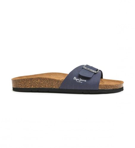 Til mænd. PMS90109 Sandaler Bio Single Chicago navy (40), Fast, Ingen, Casual - Pepe Jeans - Modalova
