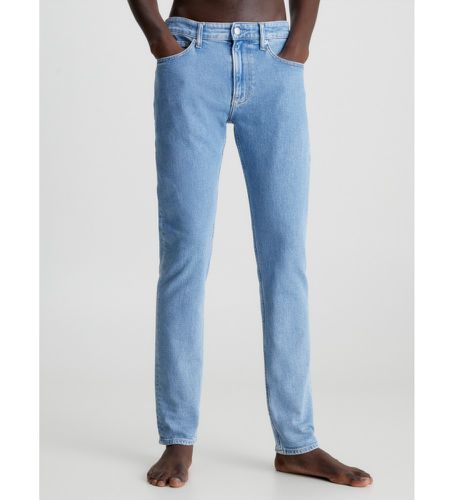 Til mænd. J30J323690 Jean Slim Taper (30/28), Casual, Bomuld, Denim, Bæredygtig - Calvin Klein Jeans - Modalova