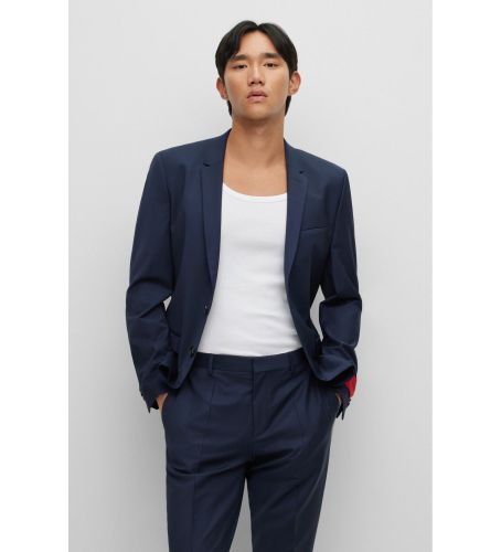 Til mænd. 50446523 Navy ArtiM Americana (102), Casual, Party, Bomuld, Lange ærmer - HUGO - Modalova