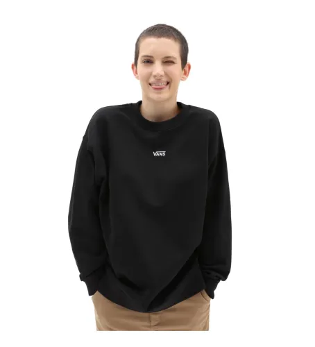 Til kvinder. VN0A7RMBBLK1 Flying V sweatshirt (XS), Casual, Sport, Bomuld, Lange ærmer - Vans - Modalova