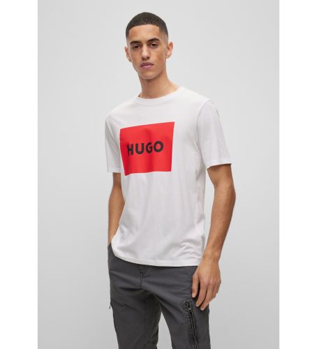 Til mænd. 50467952 T-shirt Dulive (M), Casual, Bomuld, Korte ærmer, Bæredygtig - HUGO - Modalova