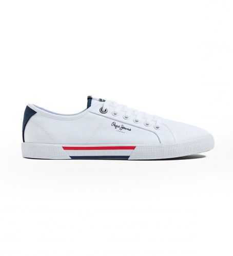 Til mænd. PMS30816 Basic sko Brady (40), Stof, Fast, Blonder, Casual, Bæredygtig - Pepe Jeans - Modalova