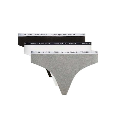 Til kvinder. UW0UW02829 Pakke 3 g-strenge Logo , , grå (XL), Afslappet, Bomuld - Tommy Hilfiger - Modalova
