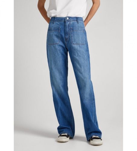 Til kvinder. PL204496 Jean Nyomi (28/32), Casual, Bomuld, Denim, Bæredygtig - Pepe Jeans - Modalova