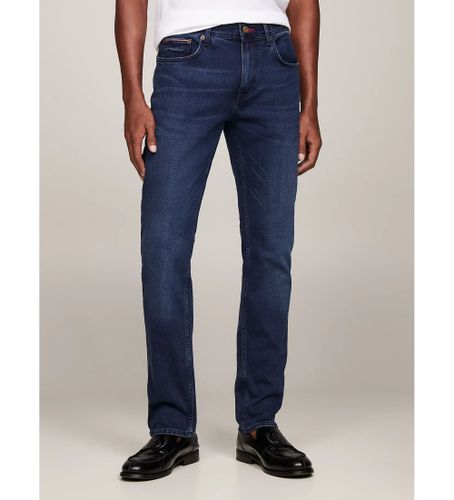 Til mænd. MW0MW26781 Denton straight faded blue jeans (33/34), Blå, Casual, Bomuld, Denim - Tommy Hilfiger - Modalova