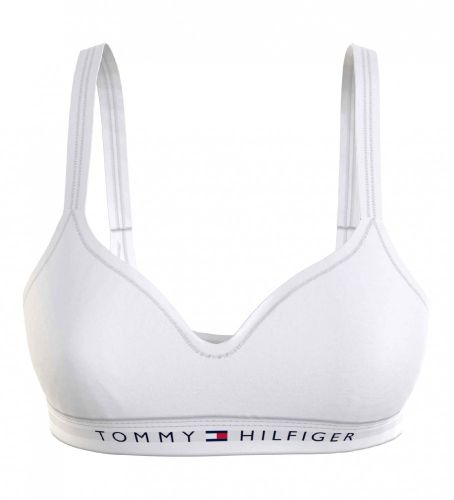 Til kvinder. UW0UW04612 bh med V-udskæring (XS), Økologisk bomuld, Bæredygtig - Tommy Hilfiger - Modalova