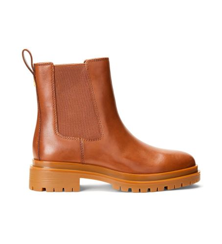 Til kvinder. 802862731002 Brune Corinne-ankelstøvler i (36), 1-3 cm, Ingen, Casual - Lauren Ralph Lauren - Modalova