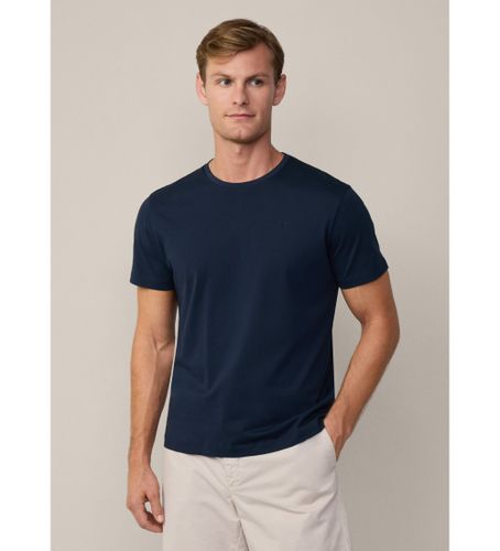 Til mænd. HM500775 Pima fit klassisk navy t-shirt (L), Casual, Bomuld, Korte ærmer - Hackett London - Modalova