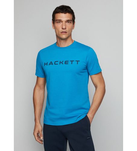 Til mænd. HM500713 Essential T-shirt (XS), Casual, Bomuld, Korte ærmer, Bæredygtig - Hackett London - Modalova