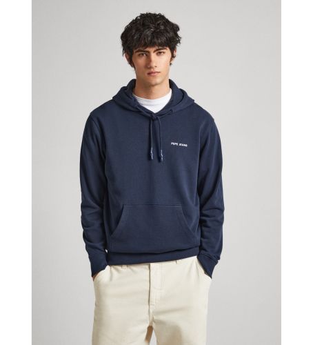 Til mænd. PM582659 Rein navy sweatshirt (L), Casual, Bomuld, Lange ærmer, Bæredygtig - Pepe Jeans - Modalova