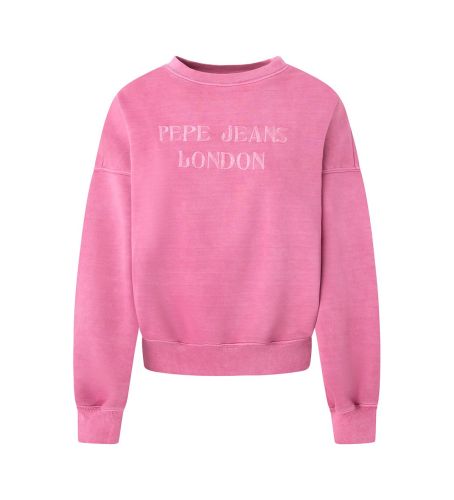 Til kvinder. PL581426 KSweatshirt Kelly (L), Casual, Bomuld, Lange ærmer, Bæredygtig - Pepe Jeans - Modalova