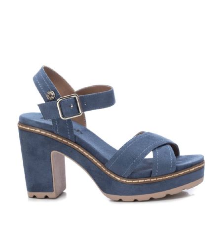Til kvinder. 17156006-JEANS Sandaler i 171560 (36), 5-8 cm, Ruskind, Spænder, Casual, Party - Refresh - Modalova