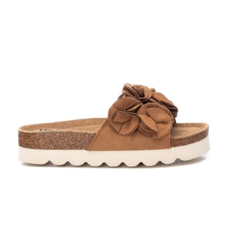 Til kvinder. 17171904-CAMEL Brune sandaler i 171719 (38), 5-8 cm, Ruskind, Ingen, Casual - Refresh - Modalova