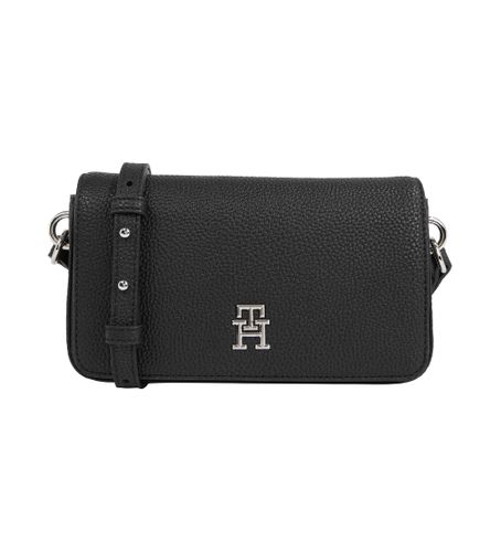 Til kvinder. AW0AW15180 Emblem Flap skuldertaske (OSFA), Casual, Polyuretan - Tommy Hilfiger - Modalova