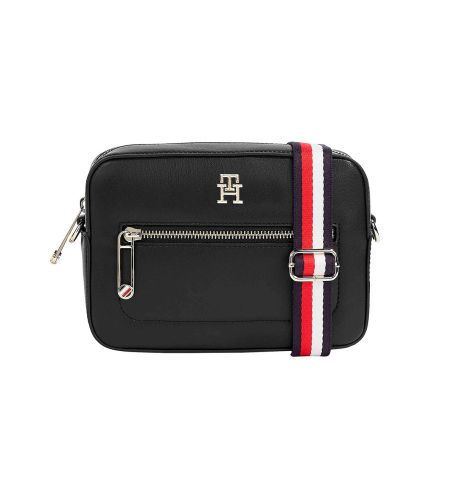 Til kvinder. AW0AW15864 Ikonisk skuldertaske med karakteristisk rem (OSFA), Casual, Polyuretan - Tommy Hilfiger - Modalova