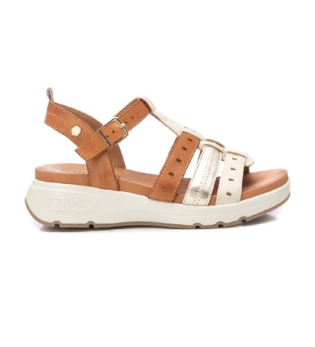 Til kvinder. 16164201-CAMEL Sandaler i 161642 (36), 3-5 cm, Spænder, Casual - Carmela - Modalova