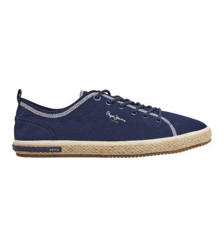 Til mænd. PMS10321 Træningssko Samoa Smart navy (41), Stof, Fast, Blonder, Casual - Pepe Jeans - Modalova