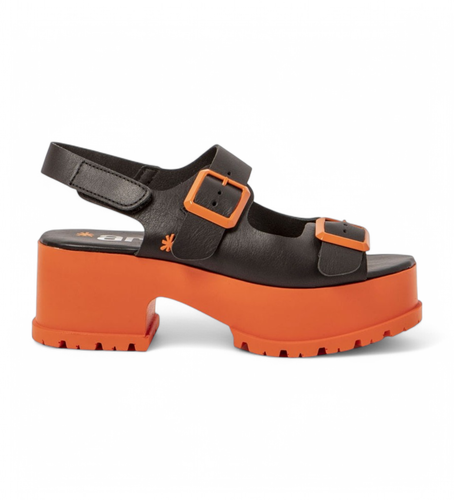 Til kvinder. 1182112M9003_001 Sandaler i læder 1821 Manchester , (42), 3-5 cm, Spænder, Casual - Art - Modalova