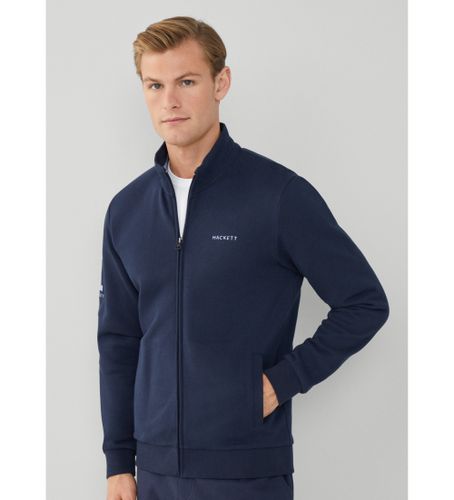 Til mænd. HM581235 Heritage Tipped Fz navy sweatshirt (XL), Casual, Bomuld - Hackett London - Modalova