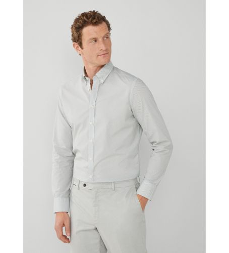 Til mænd. HM309826 Skjorte med foulardprint, (S), , Casual, Bomuld, Klassisk, Lange ærmer - Hackett London - Modalova