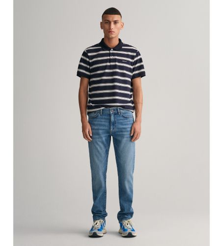 Til mænd. 1000260 slim fit-jeans (34/30), Casual, Bomuld, Denim, Bæredygtig - Gant - Modalova